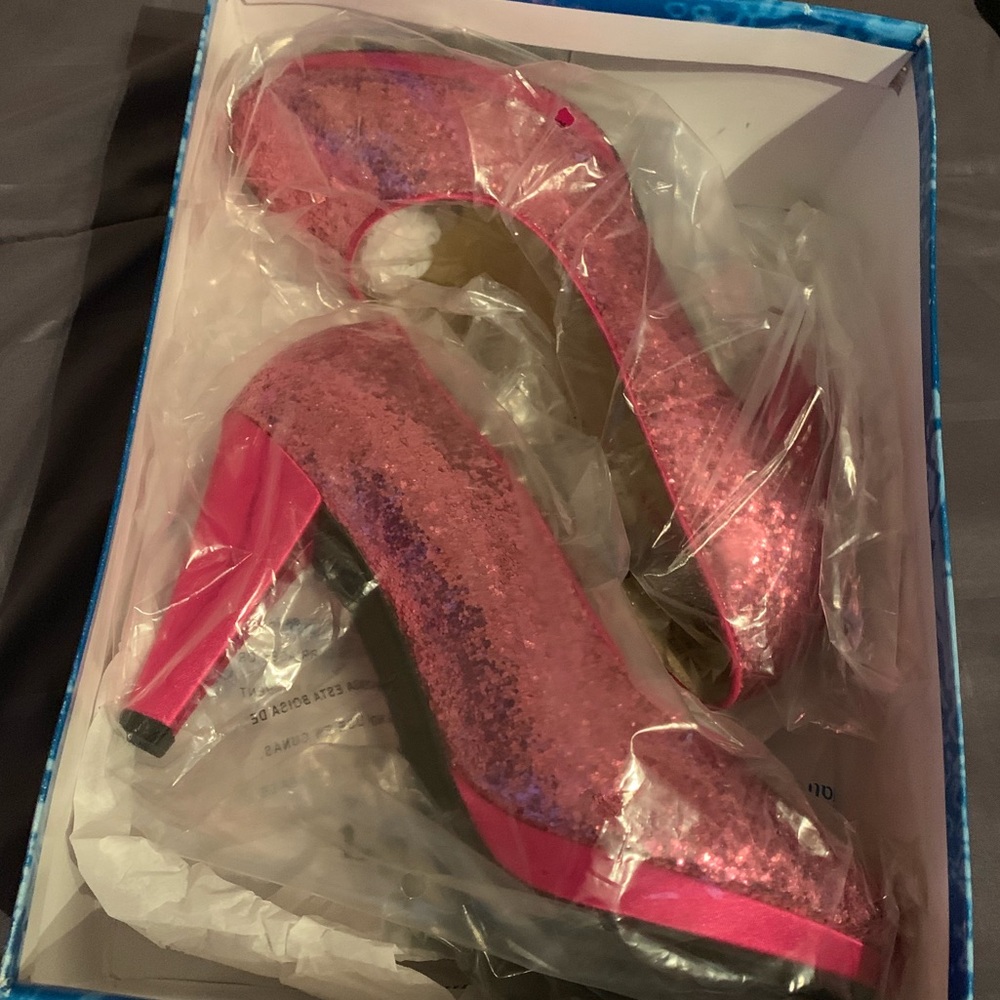 Hot Pink/Glitter